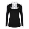 Fair Play Women's Lorella Long Sleeve Competition Shirt - Black/White