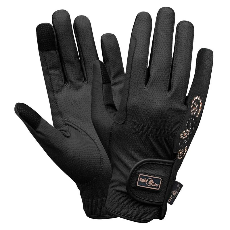 Fair Play Pammy Rose Gold Gloves - Black Fair Play Pammy Rose Gold Gloves - Black -Ovation Store 595880 800 800