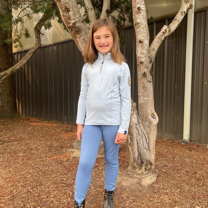 Irideon Kids' Thermaluxe 1/4 Zip Top - Wave Irideon Kids' Thermaluxe 1/4 Zip Top - Wave -Ovation Store 596755 800 800