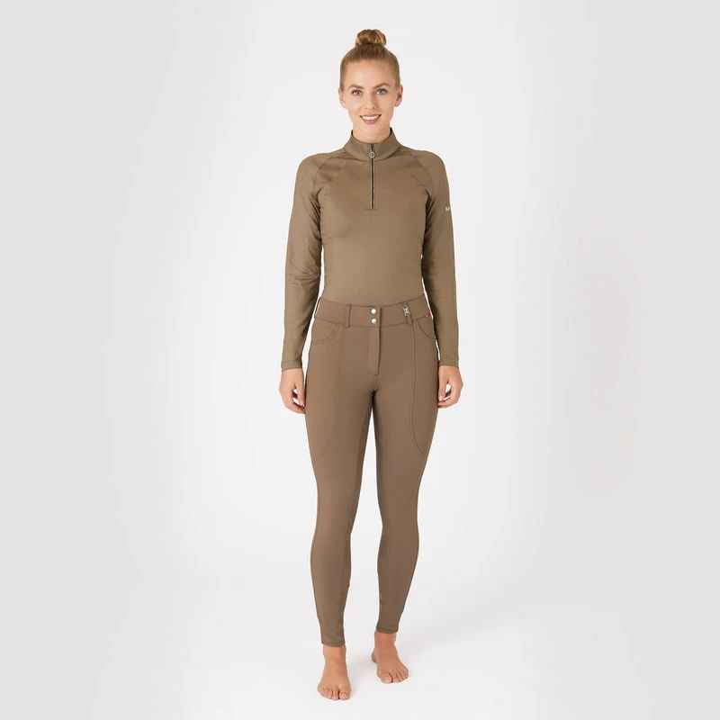 B Vertigo Women's Davina Full Seat Breeches - Shiitake Beige B Vertigo Women's Davina Full Seat Breeches - Shiitake Beige -Ovation Store 600869 800 800