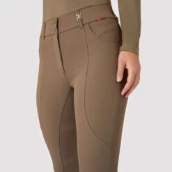 B Vertigo Women's Davina Full Seat Breeches - Shiitake Beige 5 B Vertigo Women's Davina Full Seat Breeches - Shiitake Beige -Ovation Store 600870 800 800