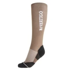 Horze Compression Winter Knee Socks - Shiitake Beige