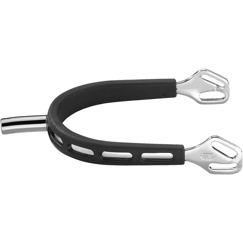 Herm Sprenger 25mm Flat Neck Ultra Fit Extra Grip Spurs - Stainless Steel/Black Grip Herm Sprenger 25mm Flat Neck Ultra Fit Extra Grip Spurs - Stainless Steel/Black Grip -Ovation Store 605181 800 800
