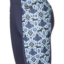 Kerrits Kids' Knee Patch Performance Tights - Ink/Ink Painted Horse -Ovation Store 610037 800 800