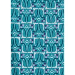 Kerrits Women's Always Cool Ice Fil Tank - Peacock Iron Bouquet/Lagoon -Ovation Store 610201 800 800