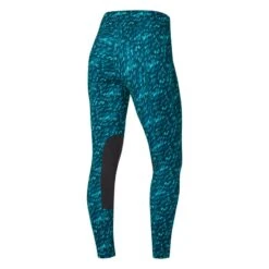 Kerrits Women's Momentum Pocket Tights - Topaz Brushstroke -Ovation Store 612066 800 800