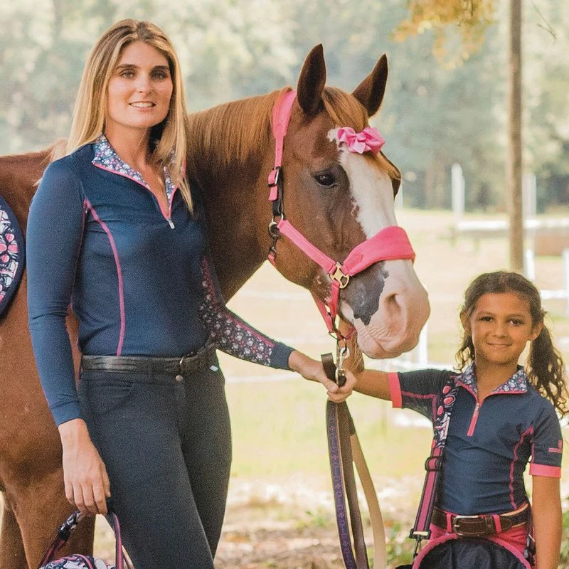 Romfh Women's Chill Factor Long Sleeve Sun Shirt - Navy/Lilly Bits Juicy Pink Romfh Women's Chill Factor Long Sleeve Sun Shirt - Navy/Lilly Bits Juicy Pink -Ovation Store 615600 800 800