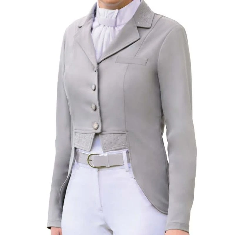 Ovation Women's Elegance Dressage Short Tail Coat - Grey Ovation Women's Elegance Dressage Short Tail Coat - Grey -Ovation Store 616076 800 800