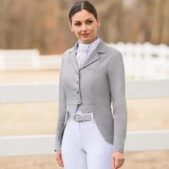 Ovation Women's Elegance Dressage Short Tail Coat - Grey 3 Ovation Women's Elegance Dressage Short Tail Coat - Grey -Ovation Store 616077 800 800