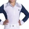 Romfh Kids' Signature Bits Long Sleeve Shirt - White/Navy Bits 1 Romfh Kids' Signature Bits Long Sleeve Shirt - White/Navy Bits -Ovation Store 616257 800 800