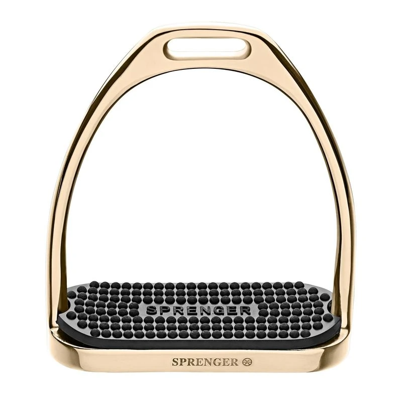Herm Sprenger Fillis Stirrups - Gold/Black Pad Herm Sprenger Fillis Stirrups - Gold/Black Pad -Ovation Store 616947 800 800