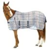 Pessoa Fly Sheet W/Belly Cover - Sapphire Plaid -Ovation Store 620831 800 800