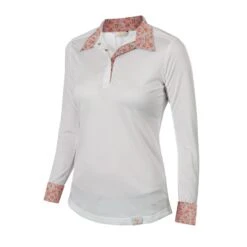 Shires Aubrion Women's Equestrian Style Shirt - Iced Coffee