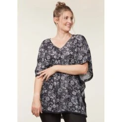 EQL Women's Daydream Gauze Tunic - Black Eq Lace -Ovation Store 644734 800 800