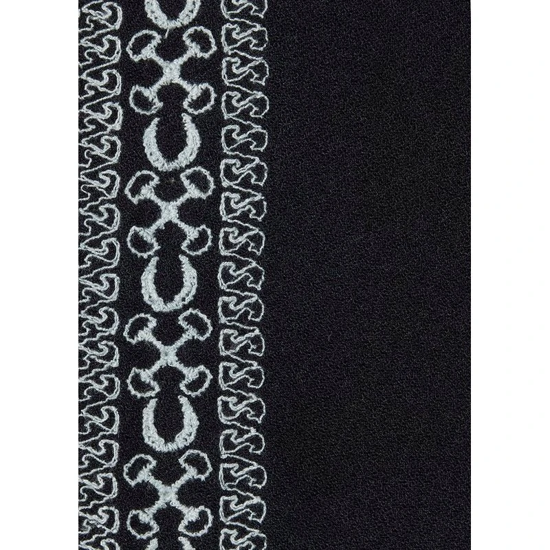 EQL Women's Embroidered EQ Stripe Top - Black EQL Women's Embroidered EQ Stripe Top - Black -Ovation Store 644786 800 800