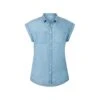 EQL Women's Tencel Rolled Cuff Shirt - Chambray -Ovation Store 644823 800 800