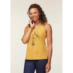 EQL Women's Graceful Horse Tank - Dijon -Ovation Store 645079 800 800