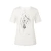EQL Women's Graceful Horse T-Shirt - Soft White -Ovation Store 645210 800 800