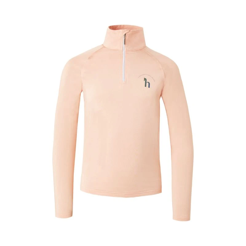 Horze Kids' Lola Long Sleeved Half Zip Tech Shirt - Shrimp Pink Horze Kids' Lola Long Sleeved Half Zip Tech Shirt - Shrimp Pink -Ovation Store 650980 800 800