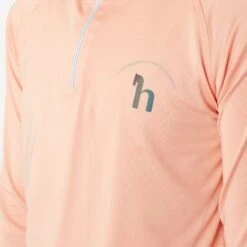 Horze Kids' Lola Long Sleeved Half Zip Tech Shirt - Shrimp Pink 5 Horze Kids' Lola Long Sleeved Half Zip Tech Shirt - Shrimp Pink -Ovation Store 650983 800 800