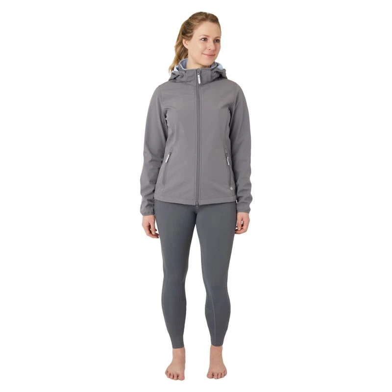 Horze Women's Trisha Softshell Jacket - Smoked Pearl Grey Horze Women's Trisha Softshell Jacket - Smoked Pearl Grey -Ovation Store 659585 800 800