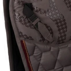 Horze Kenya Anti Slip Dressage Saddle Pad - Iron Grey Brown -Ovation Store 659635 800 800