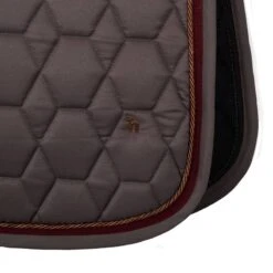 Horze Kenya Anti Slip Dressage Saddle Pad - Iron Grey Brown -Ovation Store 659636 800 800