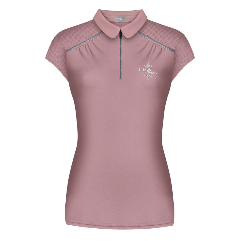 Fair Play Women's Agnes Polo Shirt - Dusty Pink Fair Play Women's Agnes Polo Shirt - Dusty Pink -Ovation Store 664983 800 800