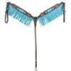 Western Rawhide Country Legend Beaded Inlay Breastcollar W/Fringe - Brown/Turquoise 1 Western Rawhide Country Legend Beaded Inlay Breastcollar W/Fringe - Brown/Turquoise -Ovation Store 666222 800 800