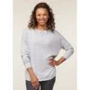 EQL Women's Chevron Pointelle Sweater - Heather Grey 2 EQL Women's Chevron Pointelle Sweater - Heather Grey -Ovation Store 669730 800 800