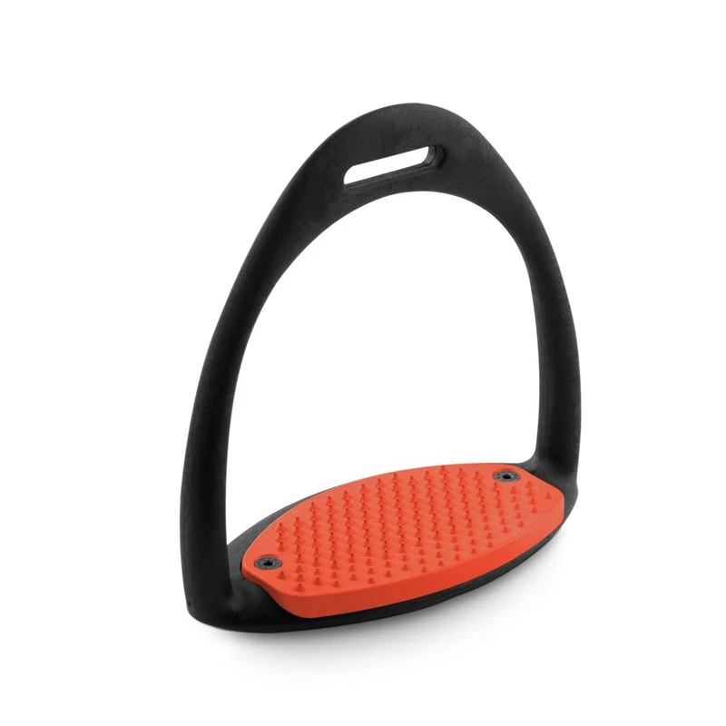Royal Rider Easy Stirrups - Black/Orange Pad Royal Rider Easy Stirrups - Black/Orange Pad -Ovation Store 672475 800 800