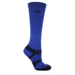 Woof Wear Kids' Young Rider Pro Sock - Electric Blue/Navy