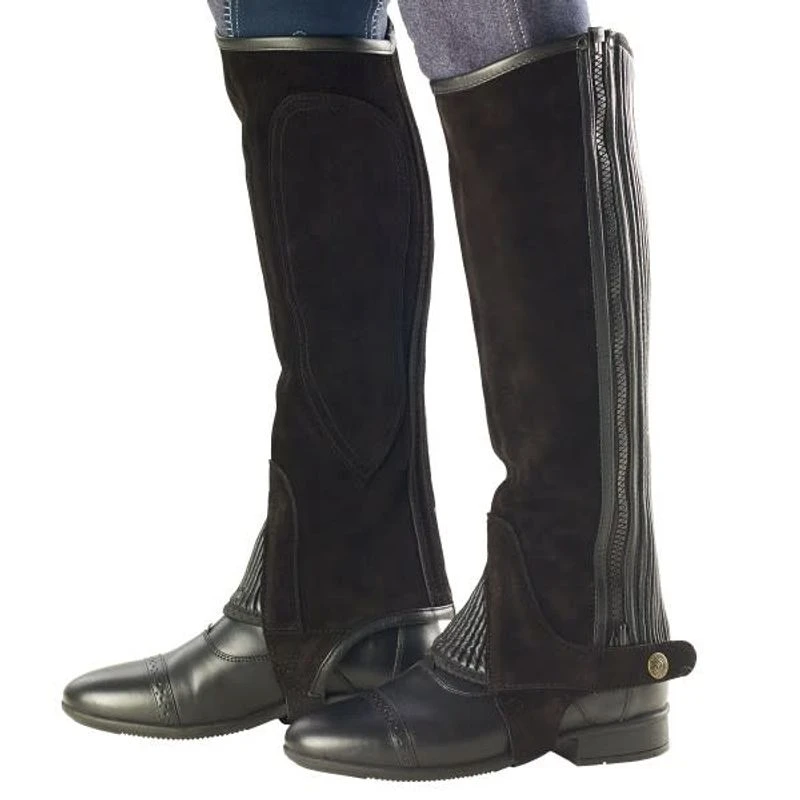 Ovation Pro Suede Half Chaps - Black Ovation Pro Suede Half Chaps - Black -Ovation Store 676700 800 800