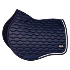 Fair Play Hexagon Pearl Jump Saddle Pad - Navy
