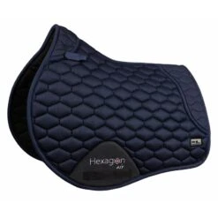 Fair Play Hexagon Air Mesh Jump Saddle Pad - Navy