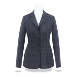 RJ Classics Women's Palermo Orange Label Show Coat - Shadow Grey Plaid