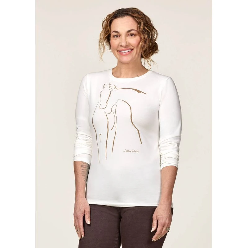 EQL Women's Held Long Sleeve T-Shirt - Soft White EQL Women's Held Long Sleeve T-Shirt - Soft White -Ovation Store 682439 800 800
