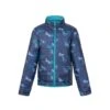 Kerrits Kids' Pony Tracks Reversible Quilted Jacket - Ink Run Free/Peacock -Ovation Store 682764 800 800