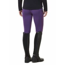 Kerrits Women's Power Stretch Knee Patch Pocket Tights - Huckleberry -Ovation Store 683629 800 800