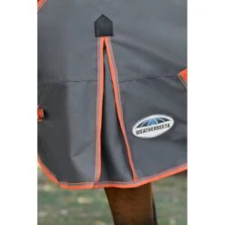 Weatherbeeta Comfitec Essential Plus Standard Neck Lite - Grey/Orange/Blue -Ovation Store 686198 800 800