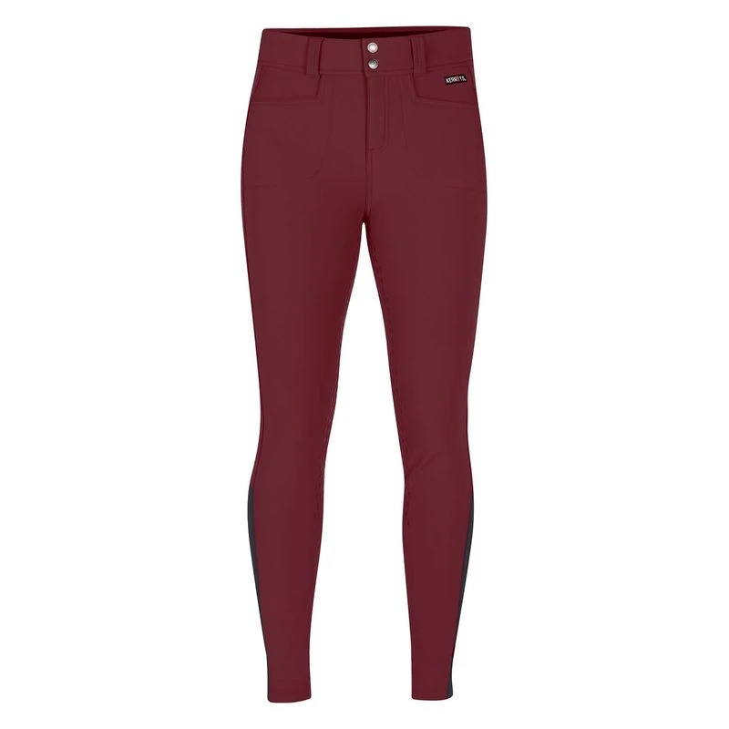 Kerrits Women's 3-Season Tailored Knee Patch Breeches - Sangria Kerrits Women's 3-Season Tailored Knee Patch Breeches - Sangria -Ovation Store 686874 800 800