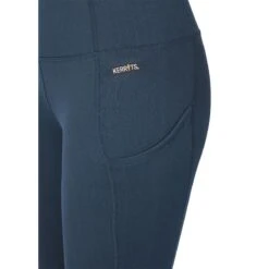 Kerrits Women's Fleece Lite II Knee Patch Tights - Lagoon Herringbone -Ovation Store 688812 800 800