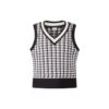 EQL Women's Houndstooth Sweater Vest - Black/Soft White 2 EQL Women's Houndstooth Sweater Vest - Black/Soft White -Ovation Store 694431 800 800