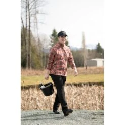 Kerrits Women's Not Just A Barn Shirt - Sangria Plaid -Ovation Store 694661 800 800