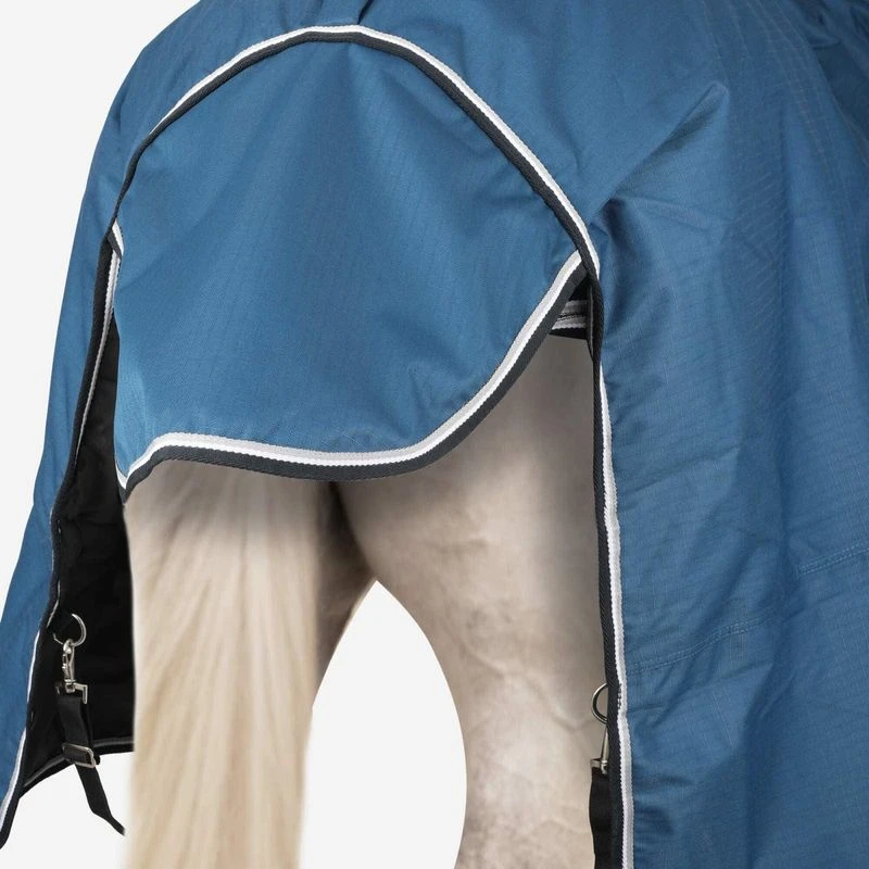 Horze Glasgow Medium Weight Combo Turnout Blanket 150g - Opal Blue Horze Glasgow Medium Weight Combo Turnout Blanket 150g - Opal Blue -Ovation Store 695782 800 800
