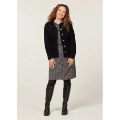 EQL Women's In Motion Corduroy Jacket - Black -Ovation Store 698243 800 800