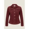 EQL Women's In Motion Corduroy Jacket - Mahogany -Ovation Store 698344 800 800