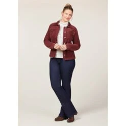 EQL Women's In Motion Corduroy Jacket - Mahogany -Ovation Store 698348 800 800