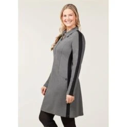 EQL Women's Ascent Ponte Tunic Dress - Charcoal Heather -Ovation Store 700473 800 800