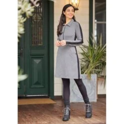 EQL Women's Ascent Ponte Tunic Dress - Charcoal Heather -Ovation Store 700475 800 800